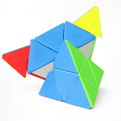 Pyraminx Speed Triangle Cube with Spring and Steel Ball Technology