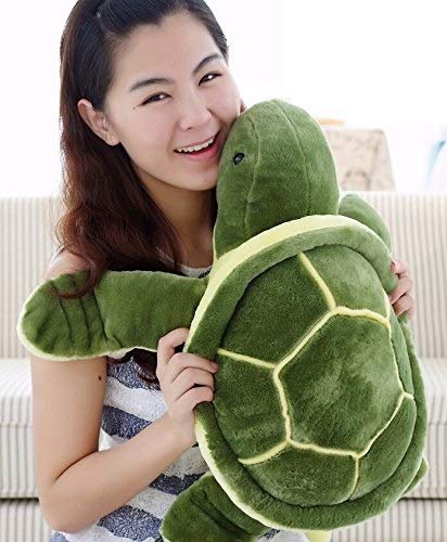 AZi® Stuffed Soft Cute Green Turtle Plush Toy | 45 cm | Green