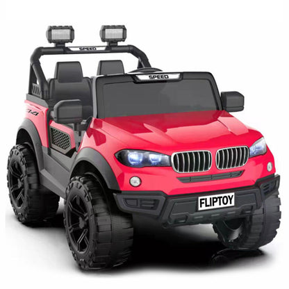 Rechargeable Battery Operated BMW  Ride On Jeep for Kids, Ride on Toy Kids Jeep with Bluetooth & Music, Rechargeable Electric Jeep Car for Kids to Drive 3 to 8 Years Boys Girls
