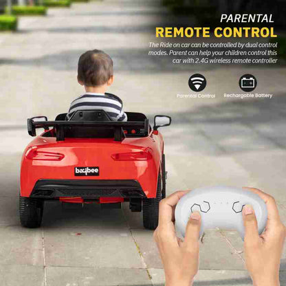 Rechargeable Kids Manual With Remote Control Car