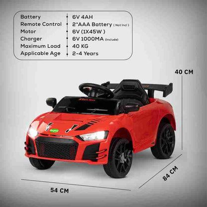 Rechargeable Kids Manual With Remote Control Car