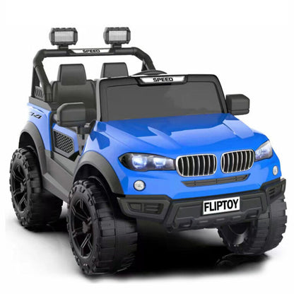 Rechargeable Battery Operated BMW  Ride On Jeep for Kids, Ride on Toy Kids Jeep with Bluetooth & Music, Rechargeable Electric Jeep Car for Kids to Drive 3 to 8 Years Boys Girls